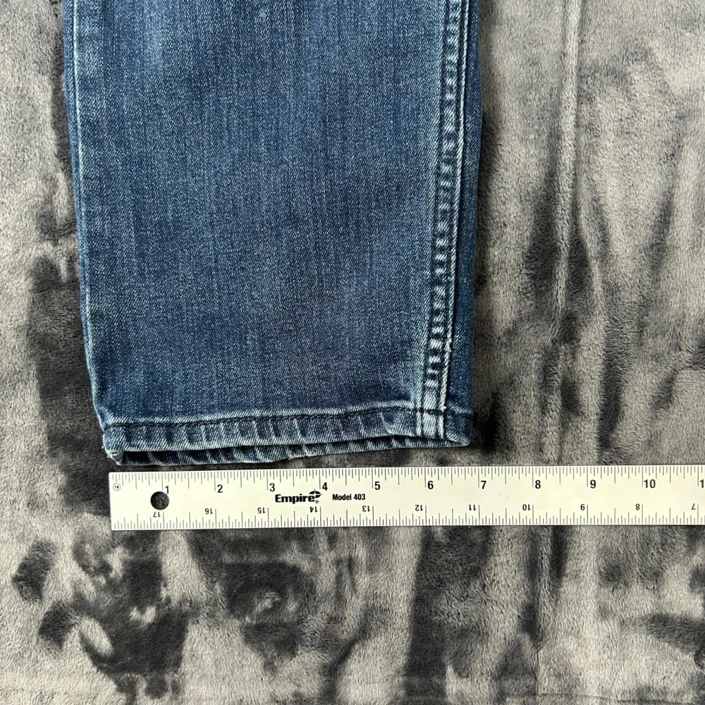 Levi's 502 Regular Taper Jeans Mens 36x30 Blue Performance Stretch Denim